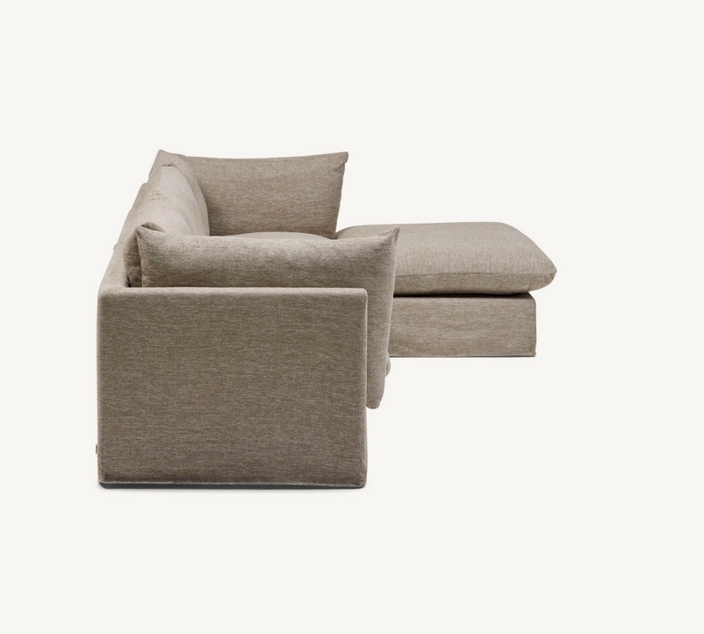 Solange Modular Sofa | 3 Seater with Ottoman