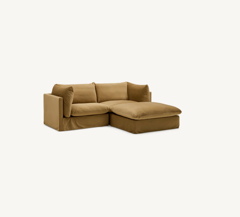 Solange Modular Sofa | 2 Seater with Ottoman