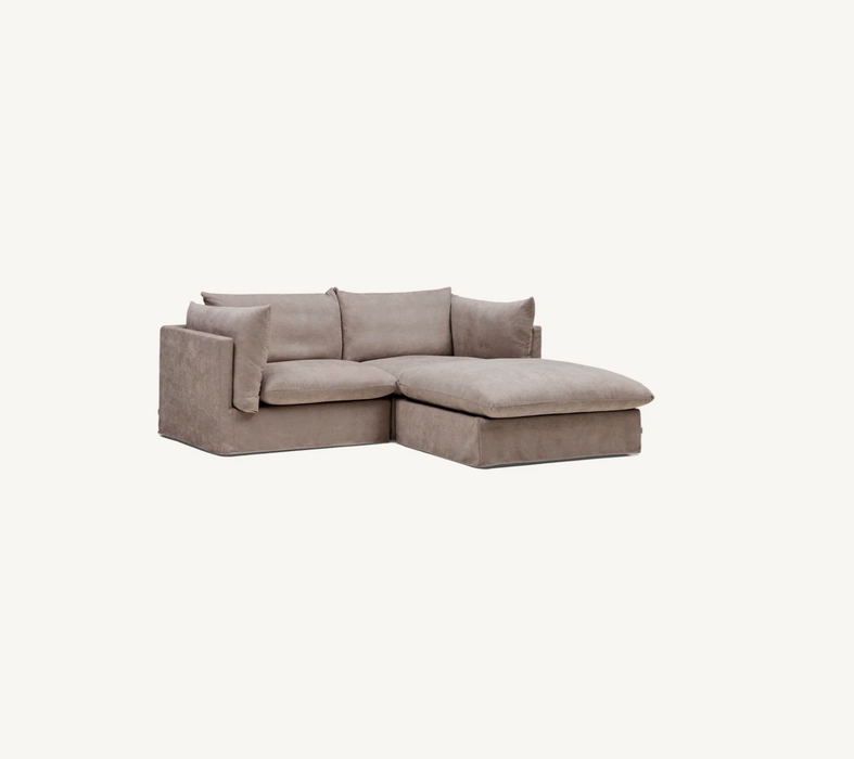 Solange Modular Sofa | 2 Seater with Ottoman