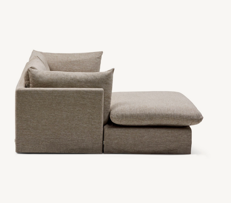 Solange Modular Sofa | 2 Seater with Ottoman