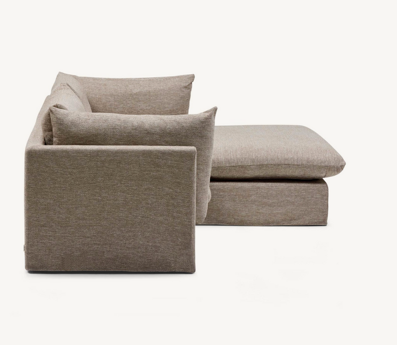Solange Modular Sofa | 2 Seater with Ottoman