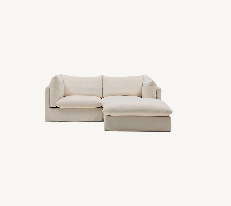 Solange Modular Sofa | 2 Seater with Ottoman