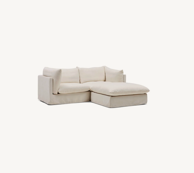 Solange Modular Sofa | 2 Seater with Ottoman