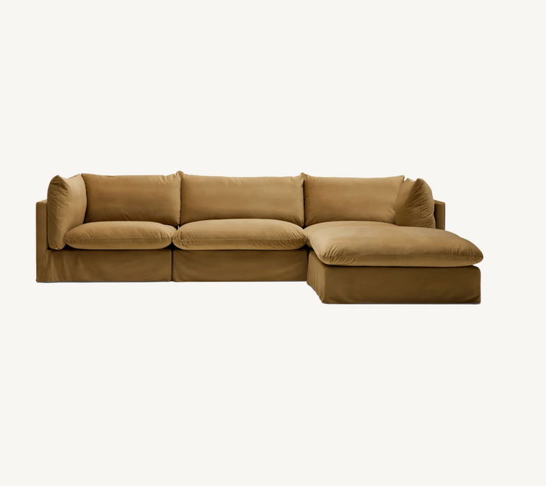 Solange Modular Sofa | 3 Seater with Ottoman
