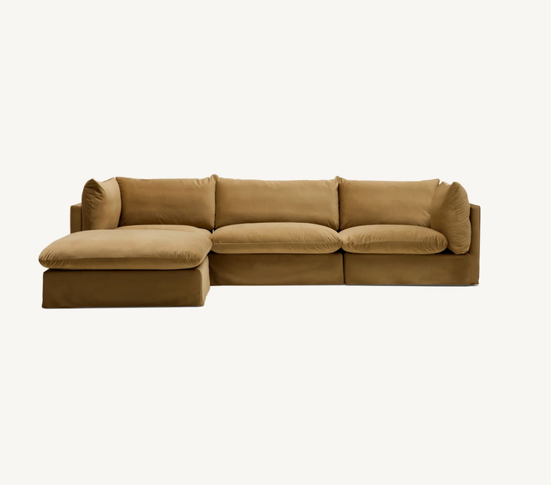 Solange Modular Sofa | 3 Seater with Ottoman