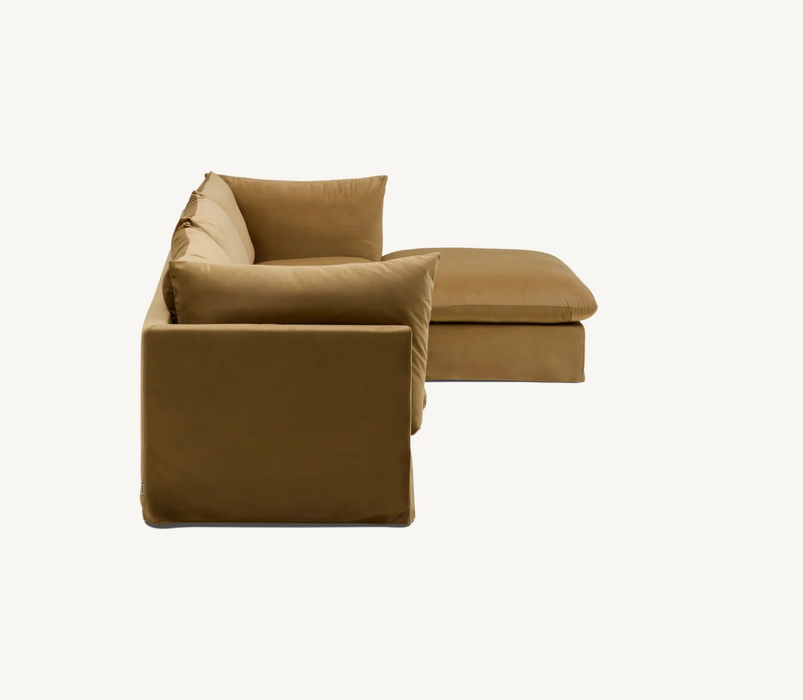 Solange Modular Sofa | 3 Seater with Ottoman