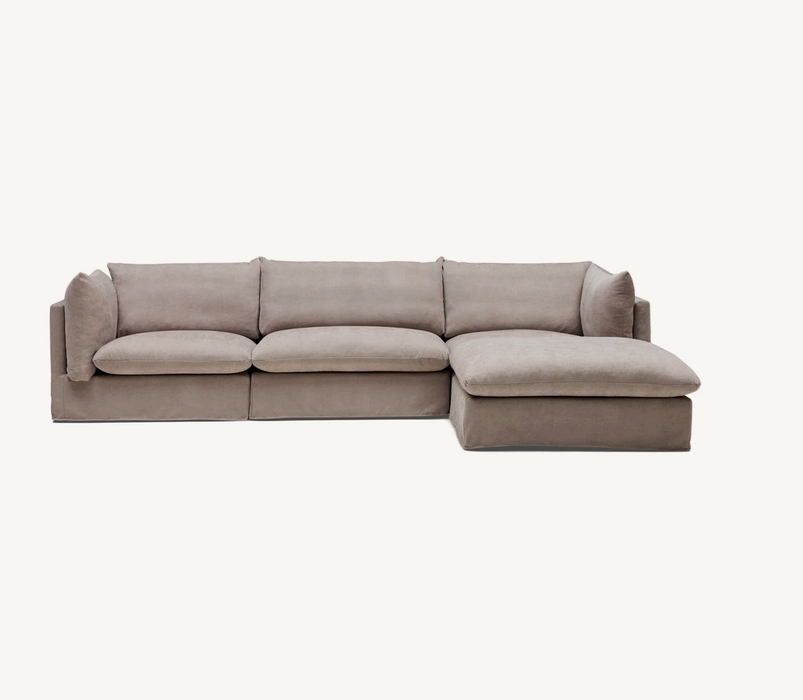 Solange Modular Sofa | 3 Seater with Ottoman