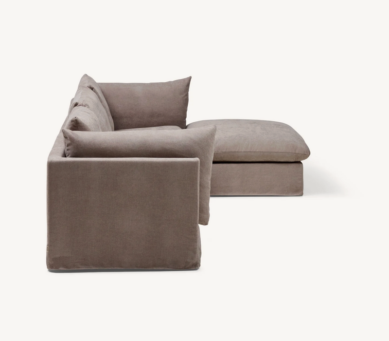 Solange Modular Sofa | 3 Seater with Ottoman