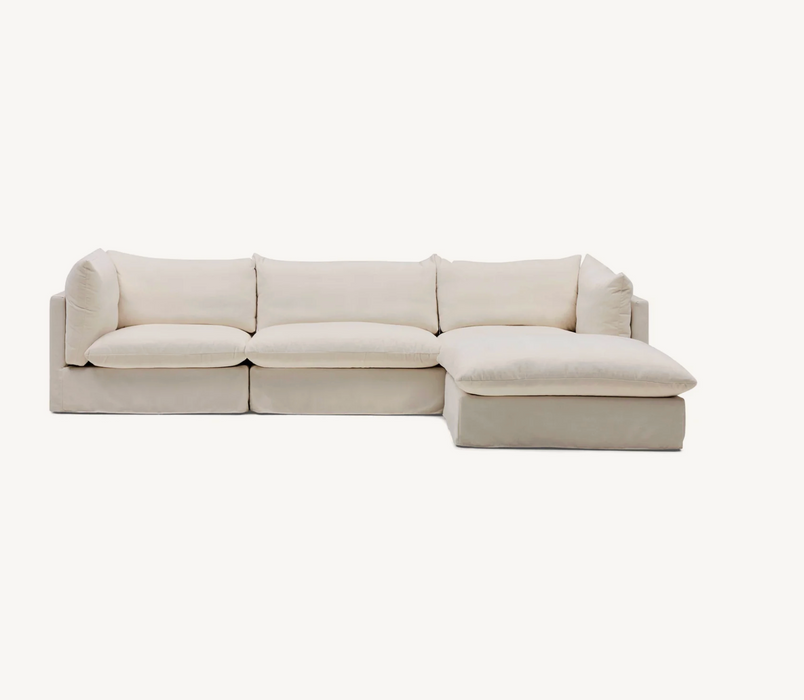 Solange Modular Sofa | 3 Seater with Ottoman