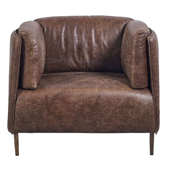 Preston Leather Tub Chair