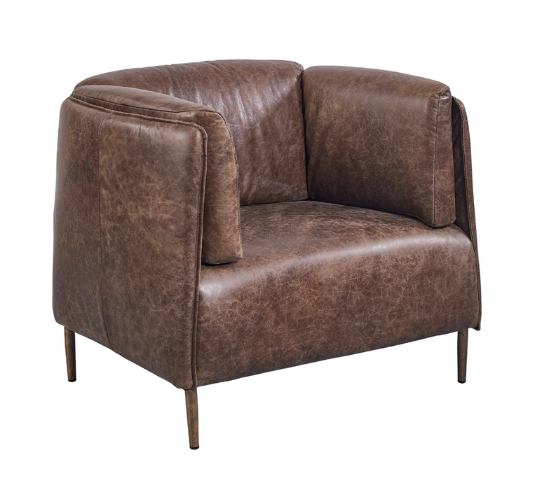 Preston Leather Tub Chair