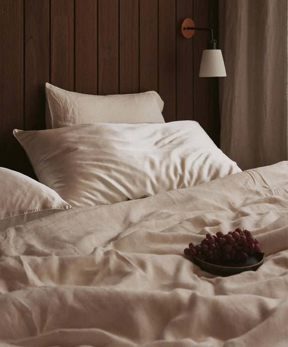 Silk / Linen Flip Pillowcase │ White