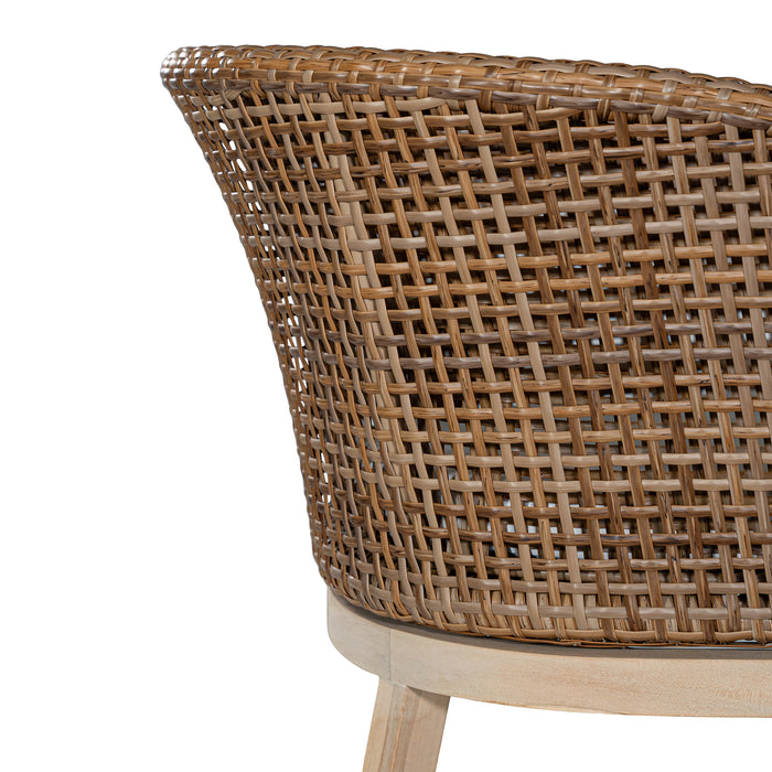 Tula Dining Chair | PolyRattan | Natural
