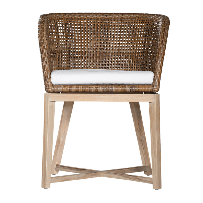 Tula Dining Chair | PolyRattan | Natural
