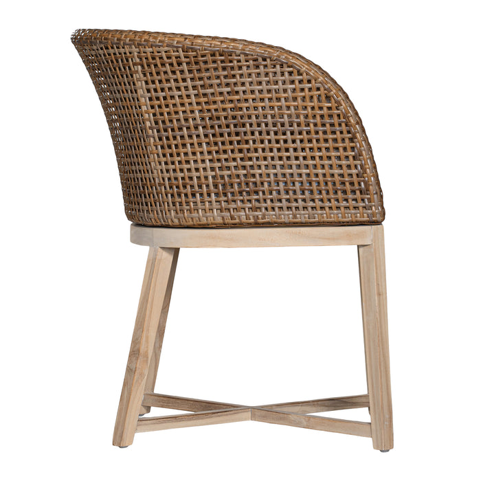 Tula Dining Chair | PolyRattan | Natural