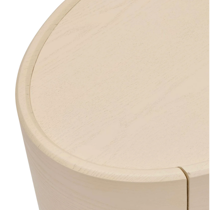 Venice Oval Bedside Table