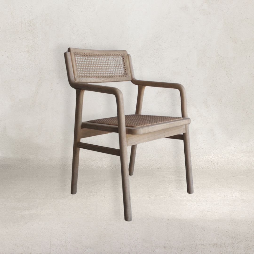 Toby Dining Armchair Natural– Village Stores