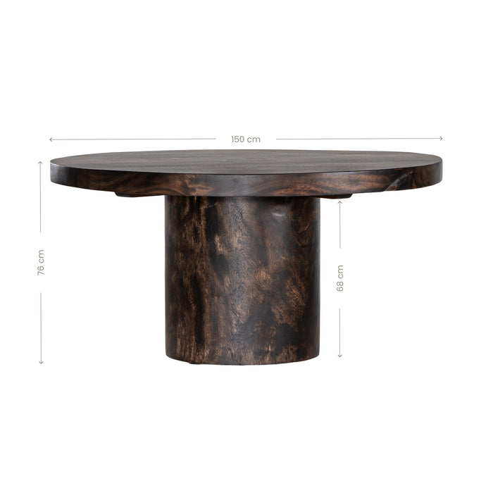 Zimbabwe Dining Table | Circular | Truffle