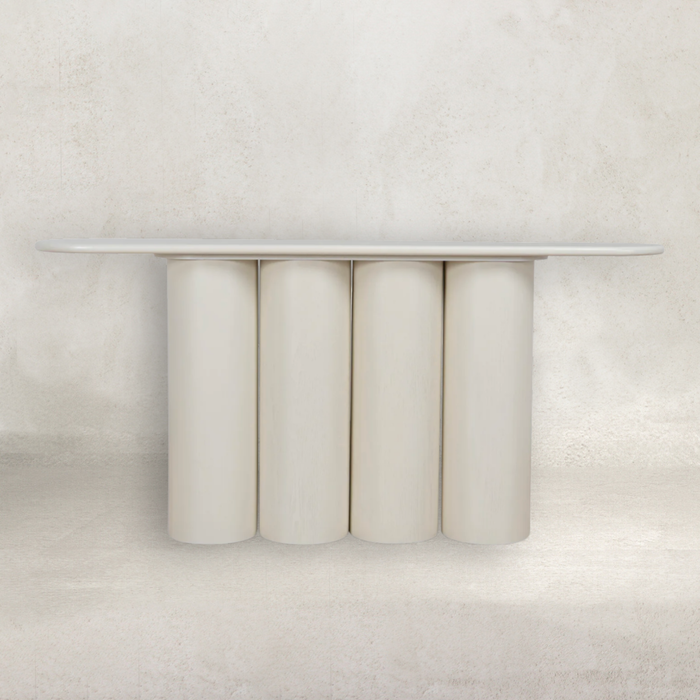 Agatha Console Table | Ivory Oat