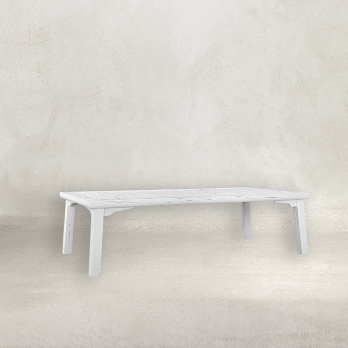 Bamboo Coffee Table | White