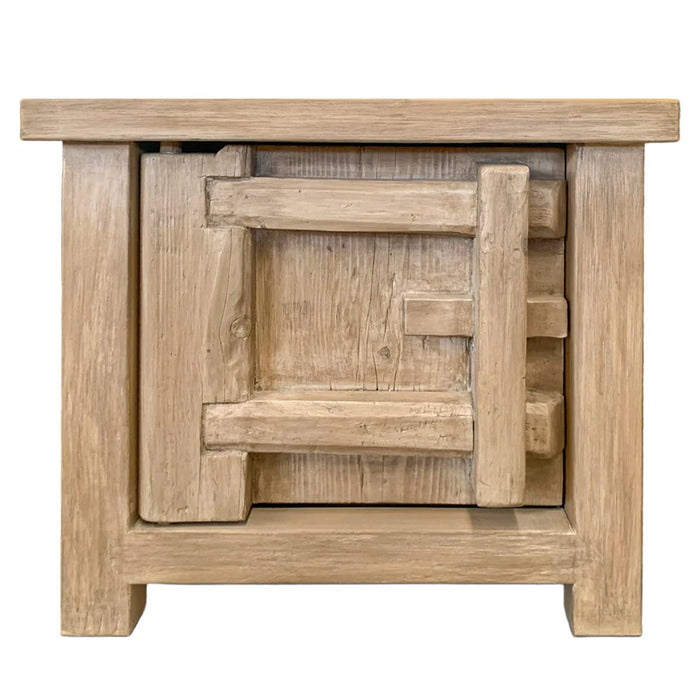 Bulu Elm Bedside Left Hand Door | Natural