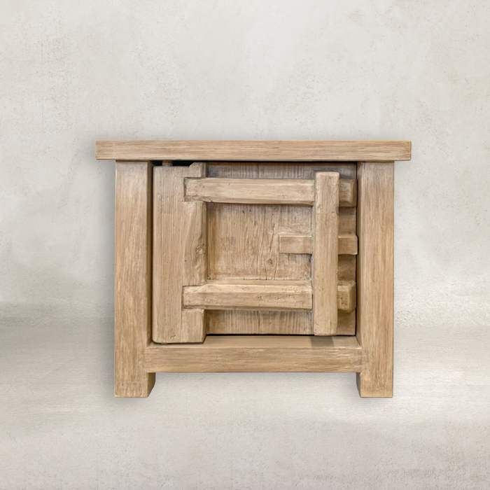 Bulu Elm Bedside Left Hand Door | Natural