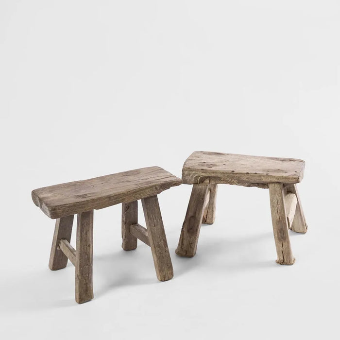 Antique Wooden Stool | Mini