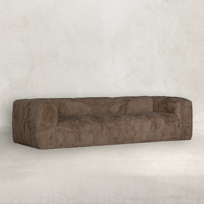 Harlow Sofa | Three Seater | Fur