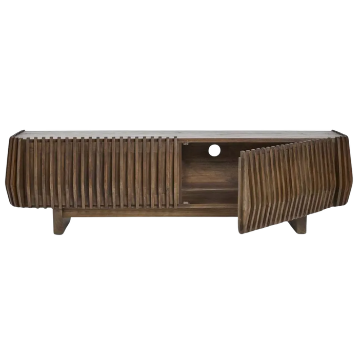 Holstein Entertainment Unit Dark Walnut