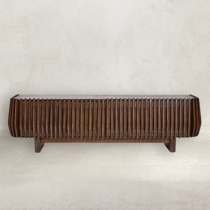 Holstein Entertainment Unit Dark Walnut