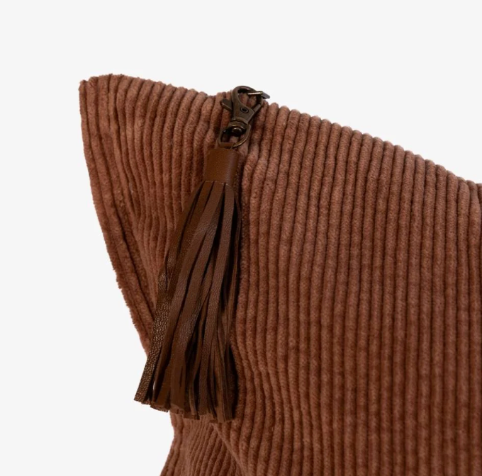 Hudson Corduroy Cushion | Moss Green