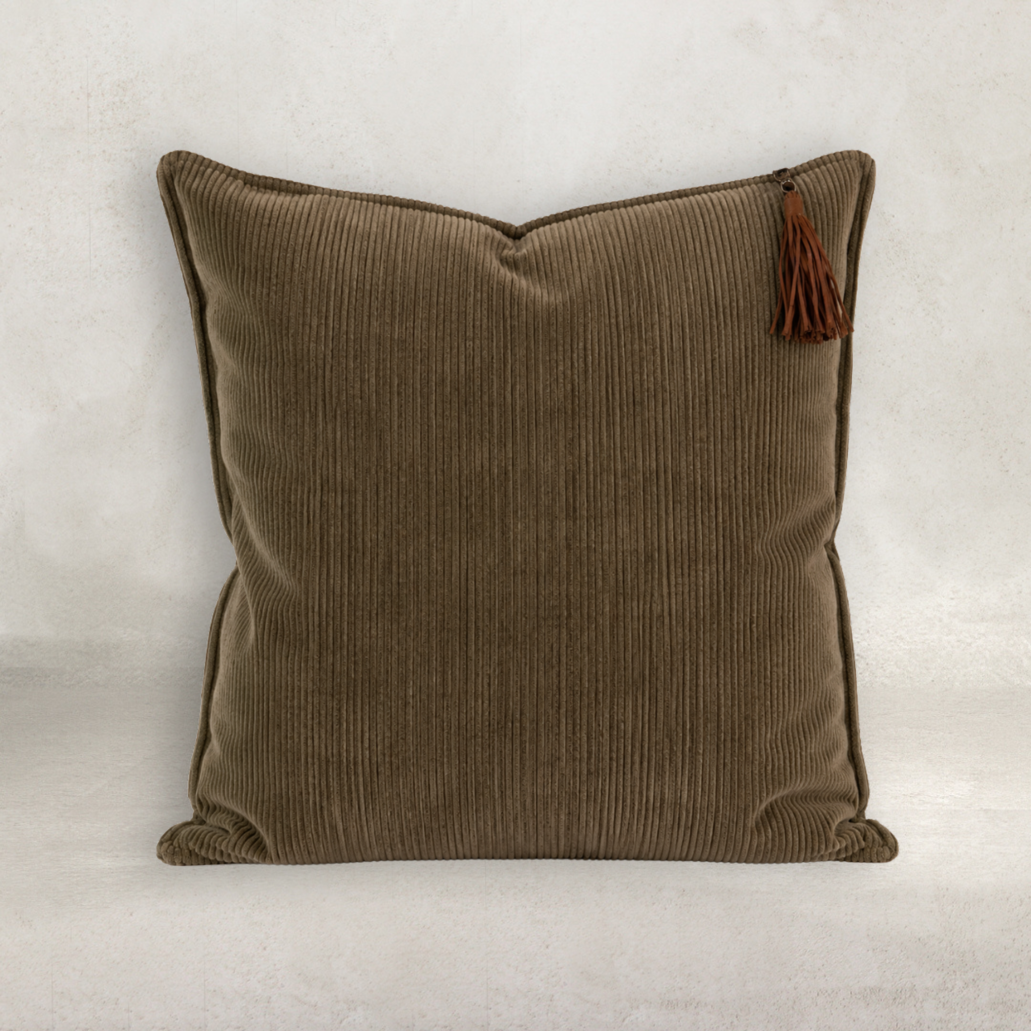 Hudson Corduroy Cushion | Moss Green