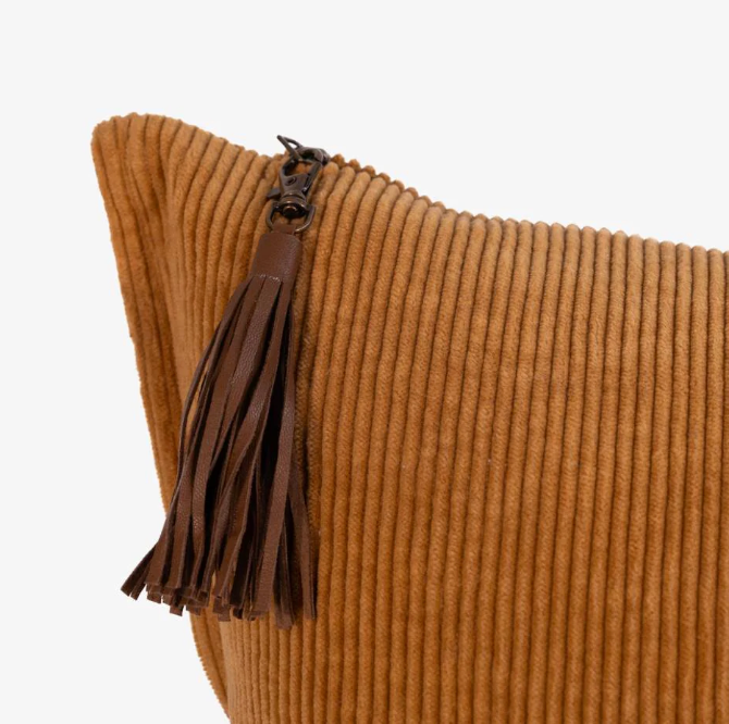 Hudson Corduroy Cushion | Moss Green