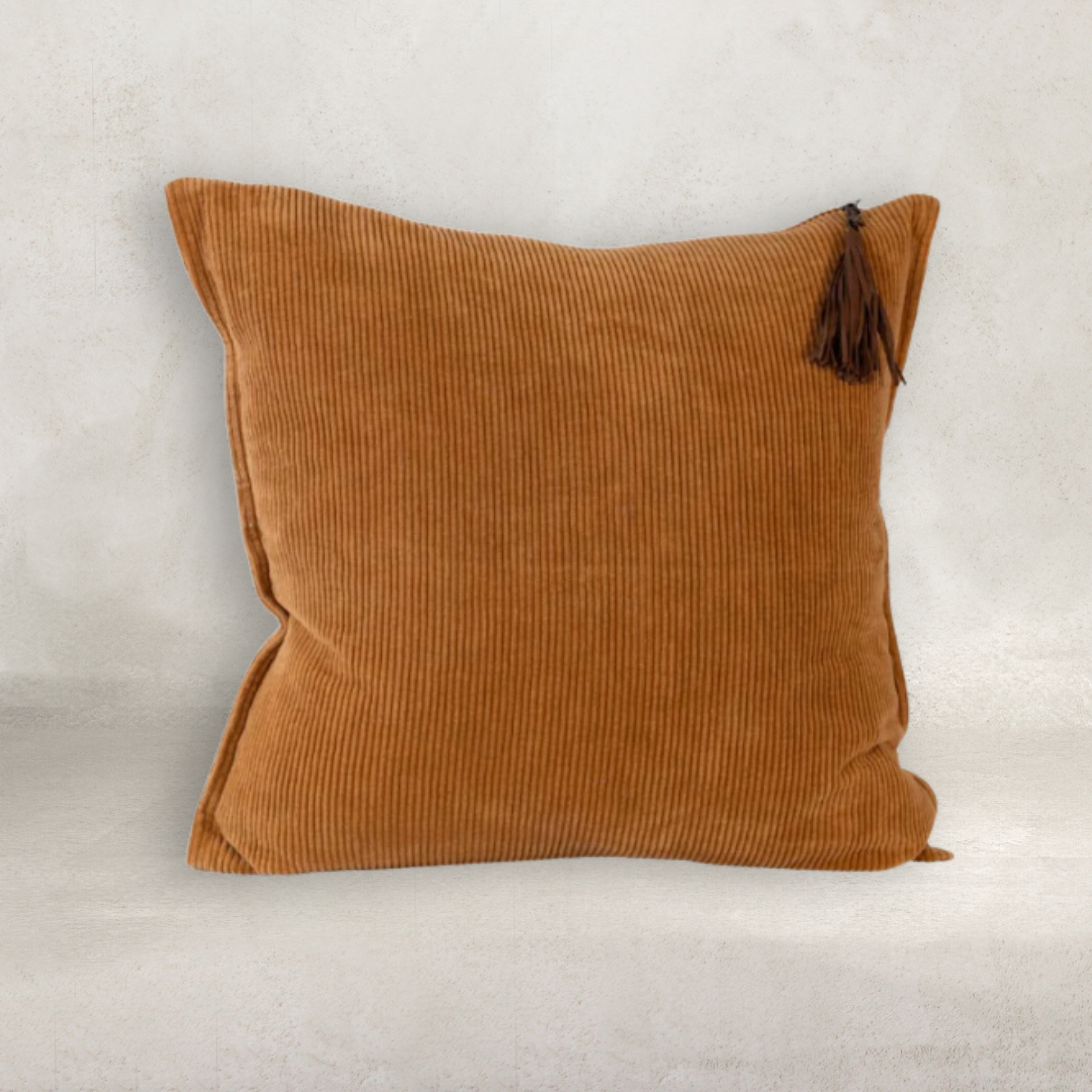 Hudson Corduroy Cushion | Mustard