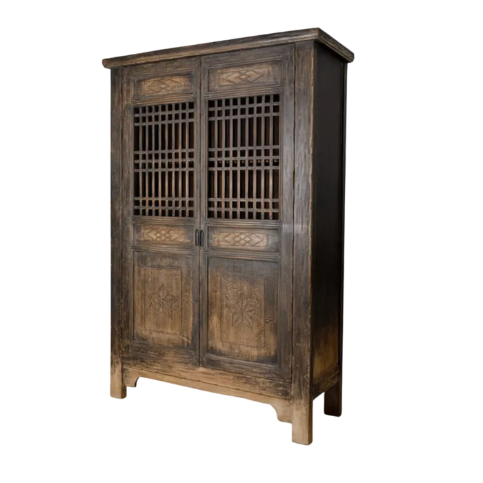 Saanvi 2 Door Cabinet Blackened