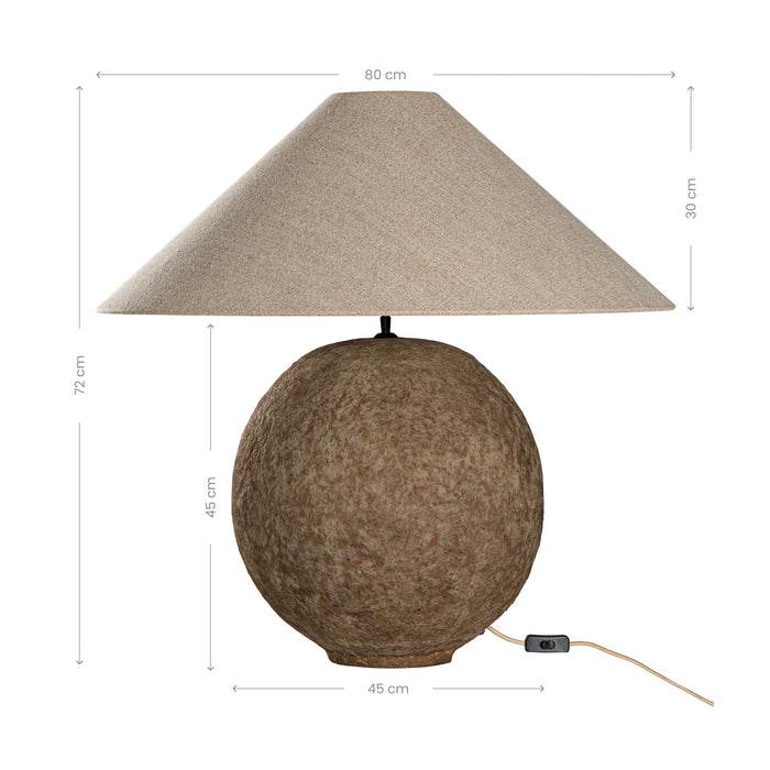 Sabi Table Lamp | Dark Roast