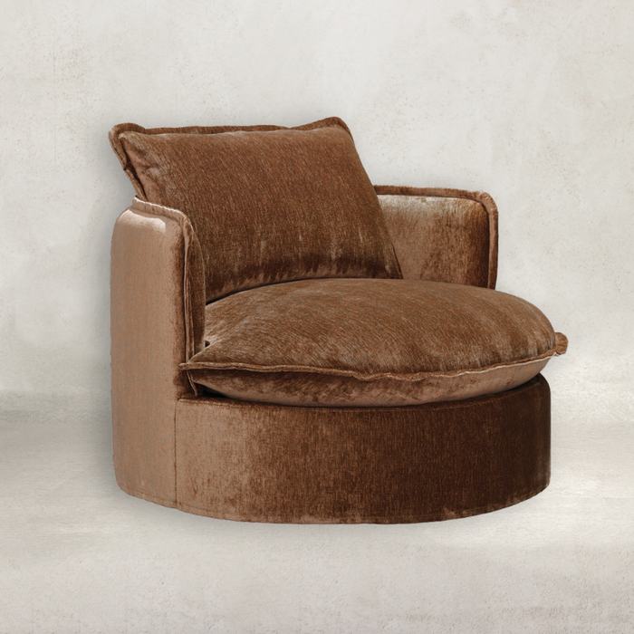 Sabora Swivel Chair | Bronze