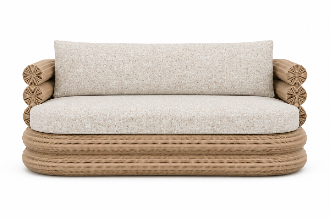 Satori Outdoor Three Seater Sofa | Natural