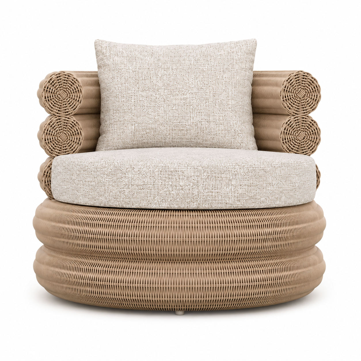 Satori Swivel Occasional Chair | Natural
