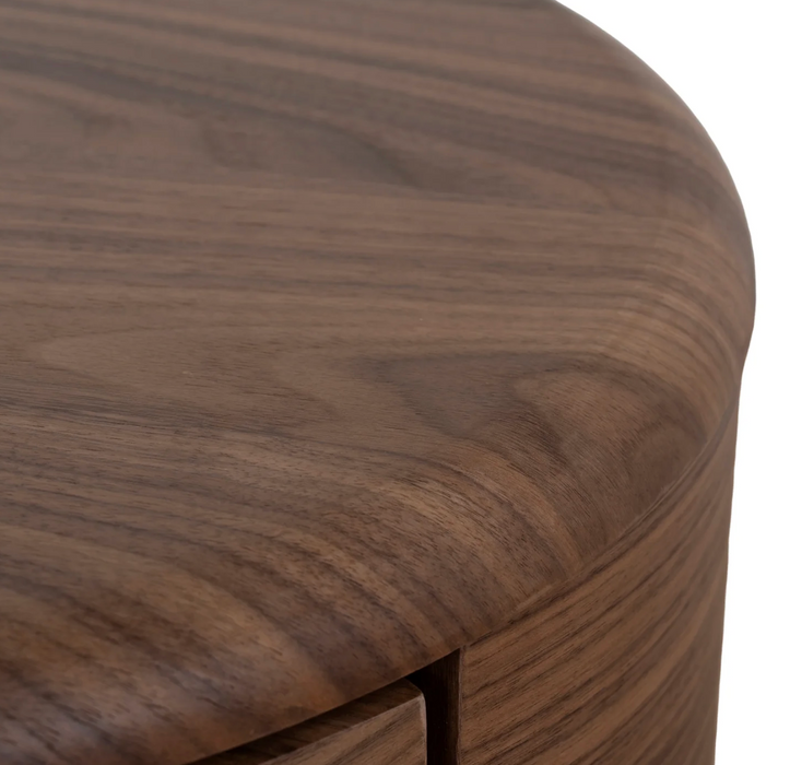Stravan Round Bedside Table