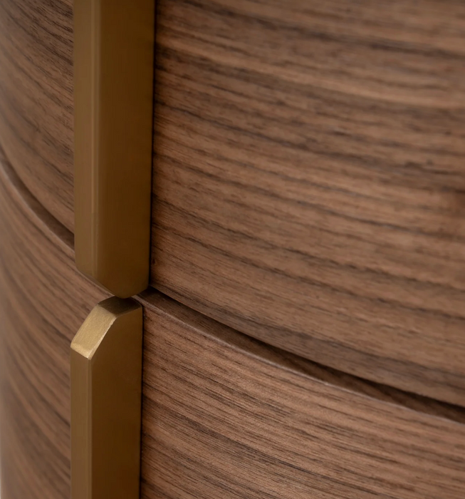 Stravan Round Bedside Table