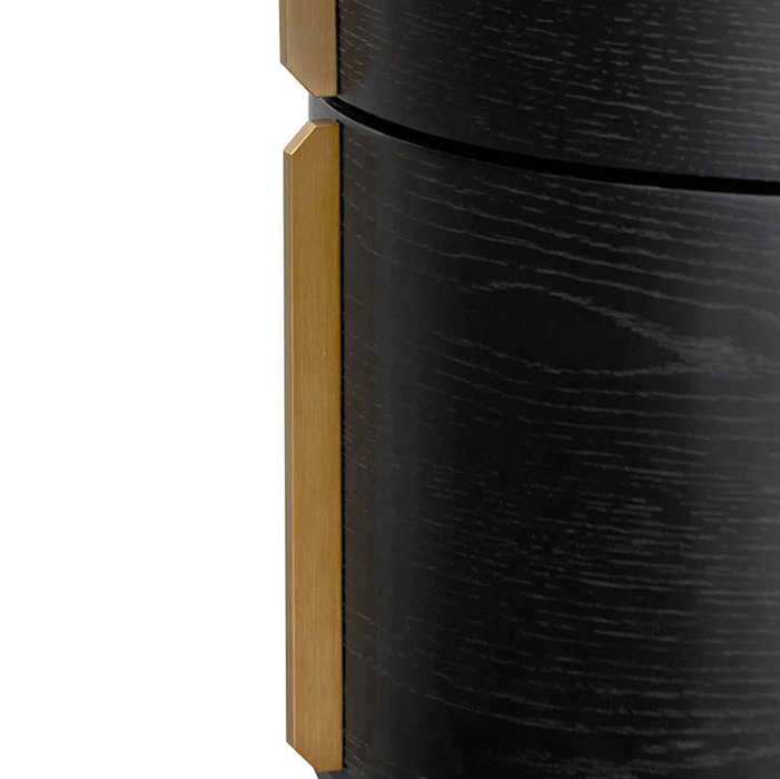 Stravan Round Bedside Table