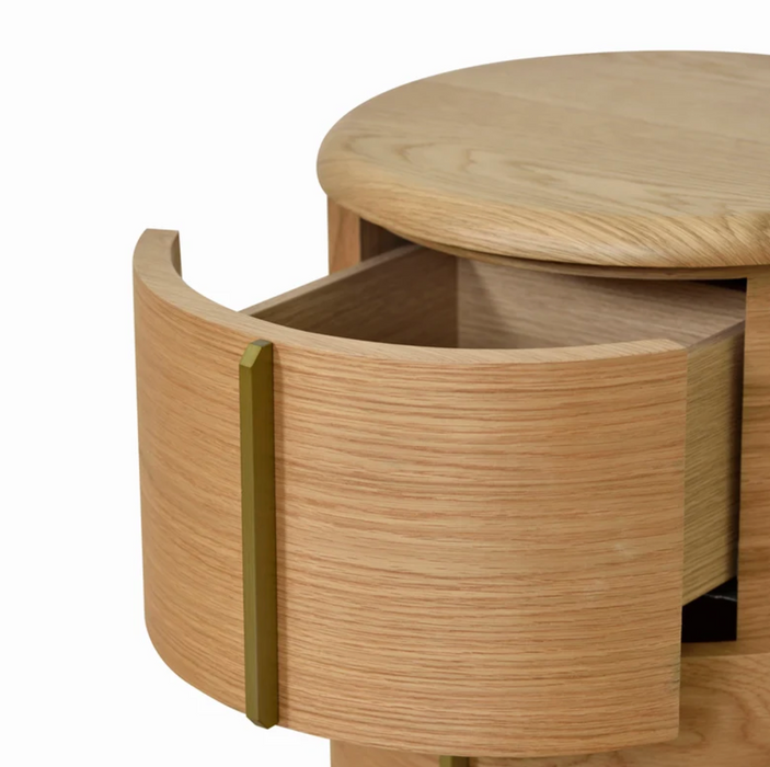 Stravan Round Bedside Table