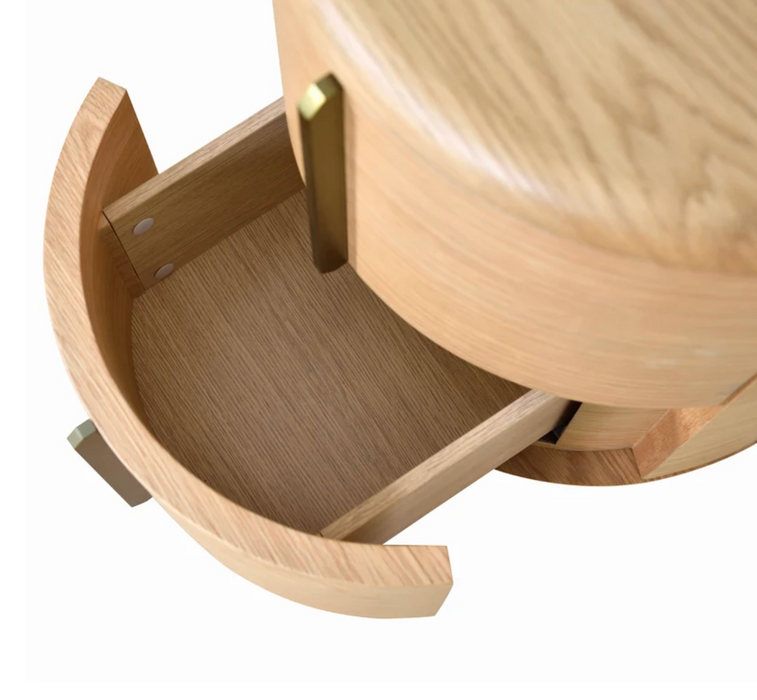 Stravan Round Bedside Table