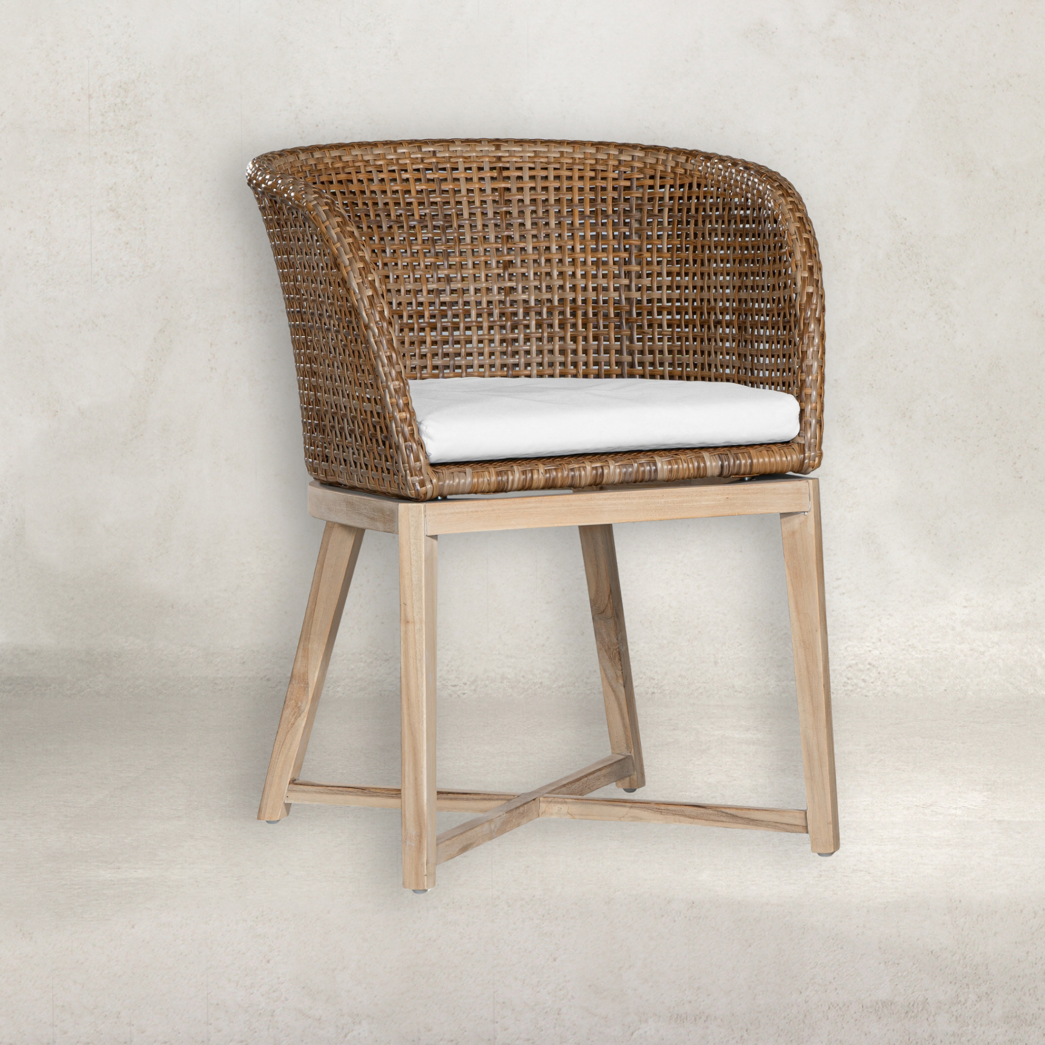 Tula Dining Chair | PolyRattan | Natural