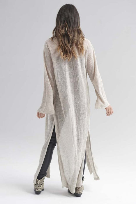 KNITTED DUST COAT