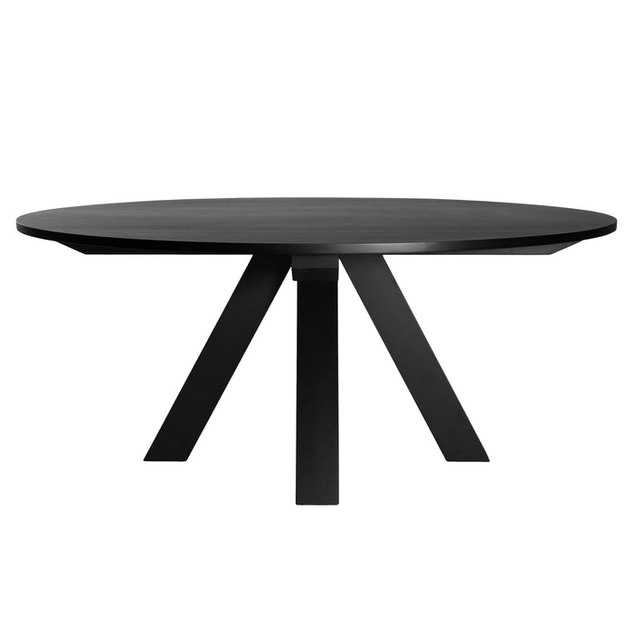 ST CROIX OAK DINING TABLE | BLACK