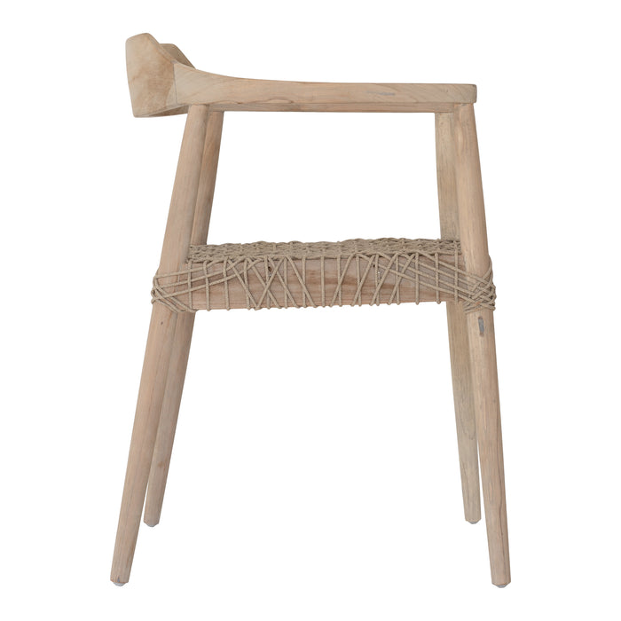 SWENI HORN ROPE ARMCHAIR | NATURAL