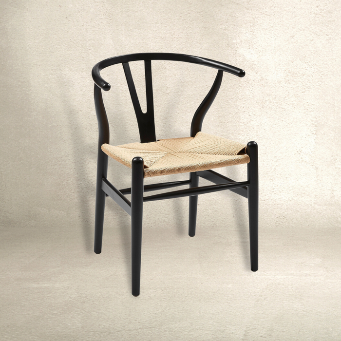 WISHBONE CHAIR BLACK Village Stores