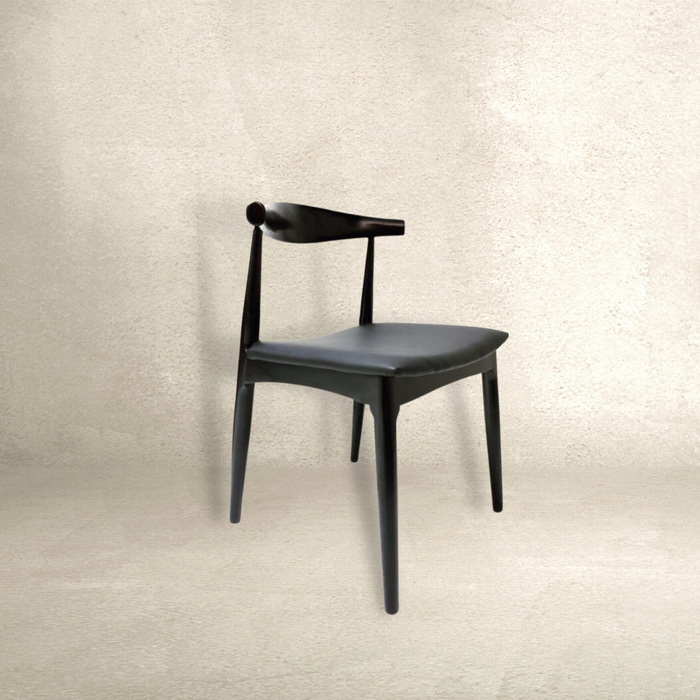 ELBOW DINING CHAIR | BLACK